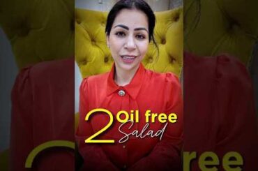 2 Oil Free Salad For Fast Weight Loss & Control Lipid Profile | #Shorts #WeightLoss #Salad #fattofab