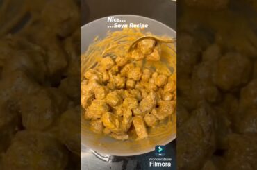 Easy and tasty vegetarian recipe soya recipe #food #recipe #cooking #foodie #vegetables