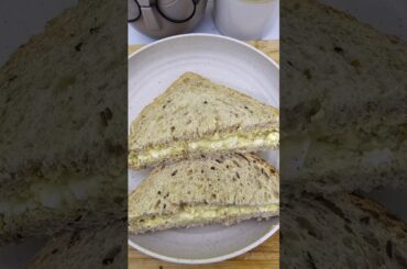 Healthy High Protein Boiled Egg Sandwich Recipe | Easy & Quick Recipe #nofirerecipe #eggsandwich