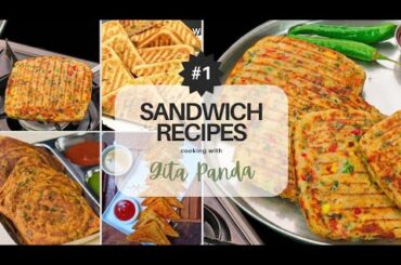 Monday to Saturday quick lunch box ideas | Healthy no bread Sandwich recipes | Lunch Box recipes