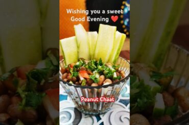 Crunchy Peanut Chaat - Healthy Snack Recipe