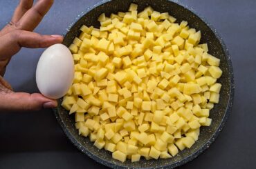 Want a Healthy Breakfast? Try This Simple Potato and Egg Recipe Now! Cheap and easy recipe.