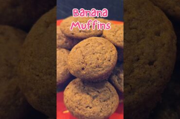 Healthy Kid Friendly Banana Mini Muffins