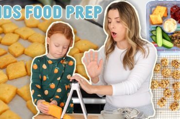 HEALTHY MEAL PREP IDEAS | Easy School Snacks for Kids + Parenting Hacks to Make Cooking SIMPLE