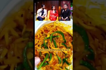 Shraddha Kapoor's Favourite Onion Achar Recipe #shorts #shraddhakapoor #achar #ashortaday