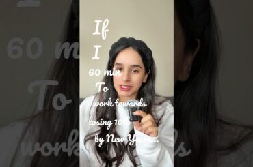 If I had 60 min to dedicate towards losing 10lbs by new years, this is what I would do