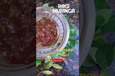 Day 3/5 |Kids Healthy Snack|Ragi Moringa Roti Recipe#easy#tasty#ragirecipes#trending#ytshorts#yummy