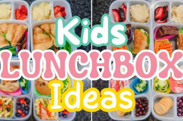 Kids School Lunchbox Ideas//4 delicious meals for your kids!