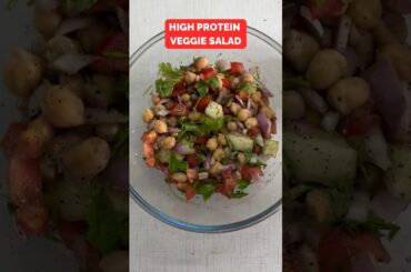 Quick Weight Loss Meal | Protein-Rich Salad! #weightloss #protein #salad #shorts #healthyfood