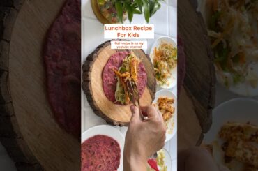 Beetroots Rolls | Healthy Lunchbox Recipe |#shorts #shortvideo #ytshorts