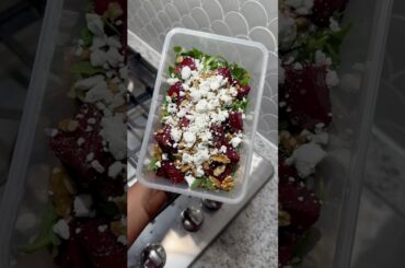 Beet Walnut & Goat Cheese Salad | Easy Recipe