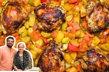 Chicken Thighs With Vegetables | Easy And Healthy Dinner Recipe | Food With Saad Raja