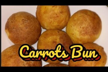 Carrots Bun Recipe | Healthy Snacks | Bread Recipe