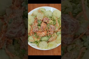 Easy lunch idea.tasty and healthy salad recipe.#food #recipe #salad #cooking