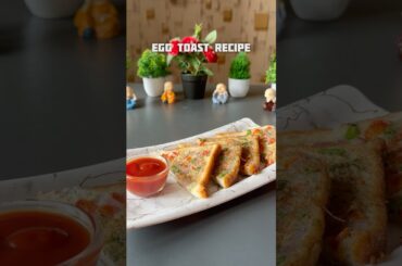 Trending recipe of healthy egg toast #shorts #healthy #toast #bread