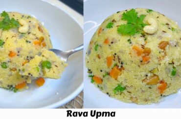Quick and Easy Breakfast Recipes | Vegetable Upma Recipe | Rava Upma Recipe | Healthy Diet Recipes