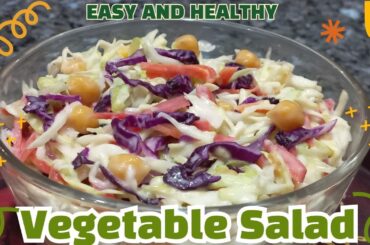 Crunchy Cabbage Salad in 10 Minutes! | Easy & Healthy Salad
