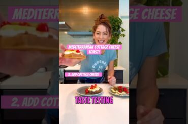 The Mediterranean Cottage Cheese Toast You must try!