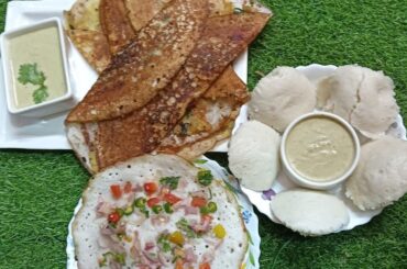 3 Instant South Indian Breakfast Recipes | Quick & Easy Healthy Breakfast Recipe Ideas