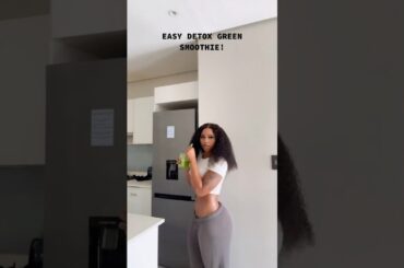 Easy Detox Green Smoothie Recipe for Weight Loss #shorts #viral #weightloss #fitness