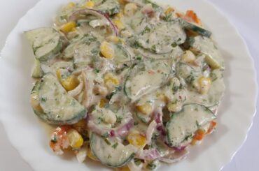 Easy and healthy homemade salad | tasty salad | @Mykitchenandmore18