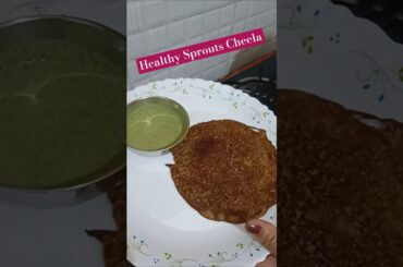 Healthy Sprouts Cheela | Protein Recipe #trending #shorts #recipe  #akshaykumarfans #foodie #healthy