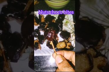 Healthy nuts choco bites| day5 healthy snacks series #food #shortsviral