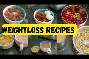 Monday to Friday 5 Weightloss recipes for breakfast and dinner. Healthy balanced diet food routine