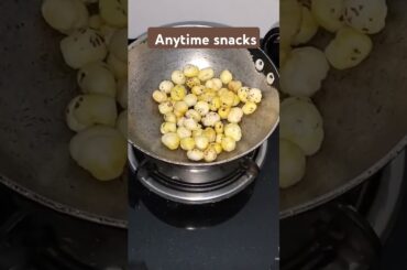 Makhana snacks recipe, what we eat in snacks . Healthy snacks recipe #eveningsnacks #anytimesnacks