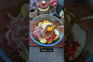 Healthy green salad #shorts #salad #healthy #receipe #chocolate #corn