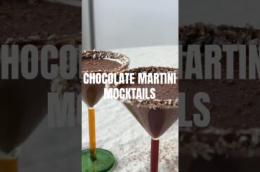 chocolate martini mocktails for the holidays... here for it #healthyfood #healthy #easter