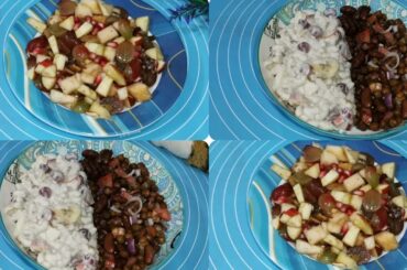 3 Types Of Chaat Recipe | Russian Salad Recipe | Healthy Snacks Recipe | Quick And Easy Recipe |