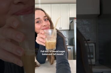 Full day of eating blood sugar balanced & seasonal meals !! #whatieatinaday #bloodsugarbalance #yum