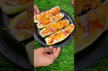 Cucumber Boats Recipe | Cucumber Salad | Cucumber Chaat  #shorts #shortsfeed #ytshorts #trending