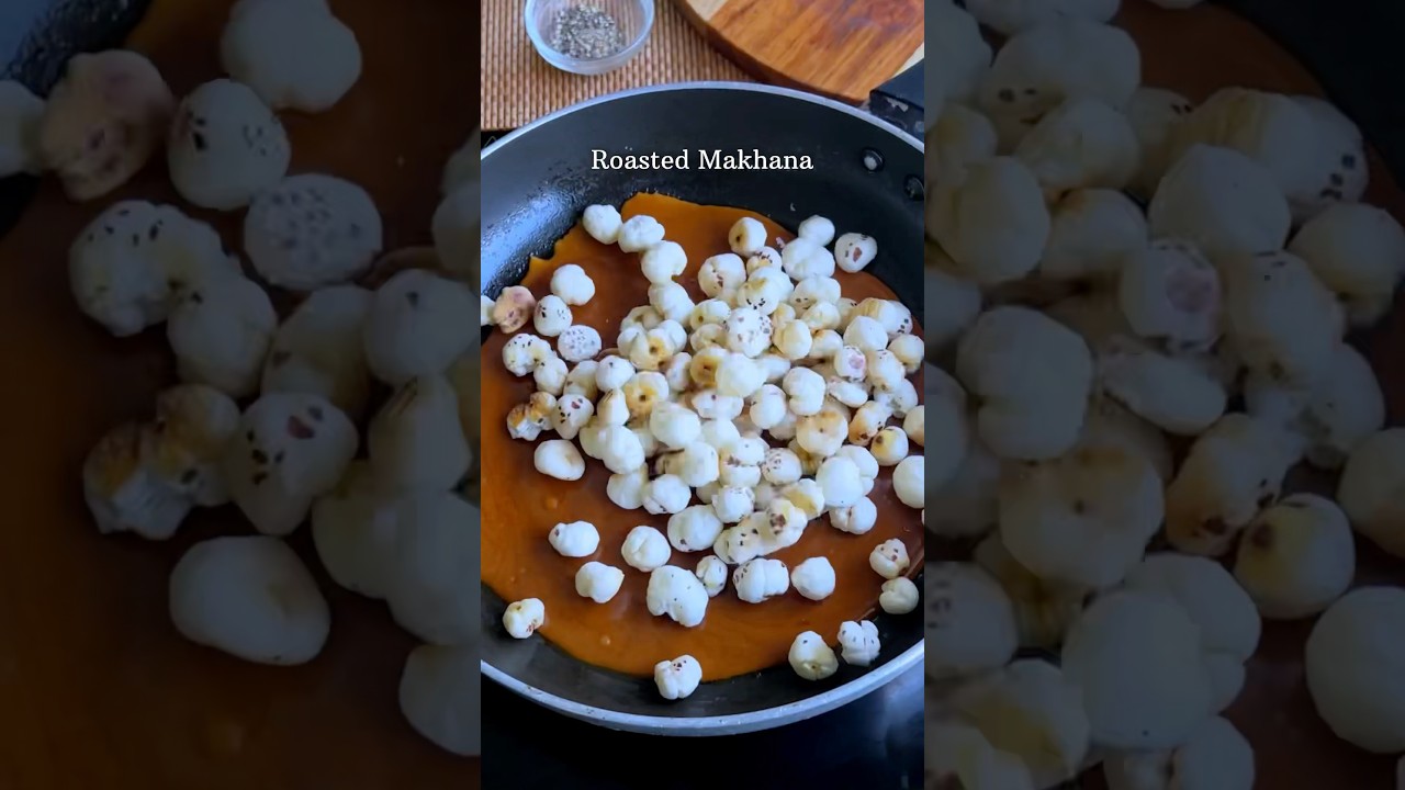 Pepper Til Gur Makhana Recipe | Healthy Snack Recipe #shorts Pepper Til Gur Makhana Recipe | Healthy Snack Recipe #shorts