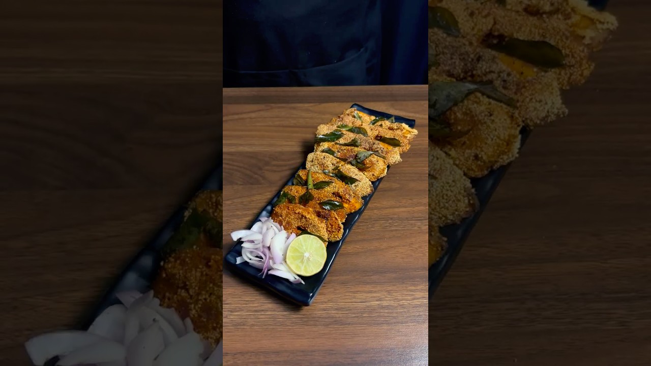 Raw Banana Fry/ Vegan Fish Fry #RawBananaRecipe #CrispyBananaFry #HealthySnacks #shorts #food #asmr Raw Banana Fry/ Vegan Fish Fry #RawBananaRecipe #CrispyBananaFry #HealthySnacks #shorts #food #asmr