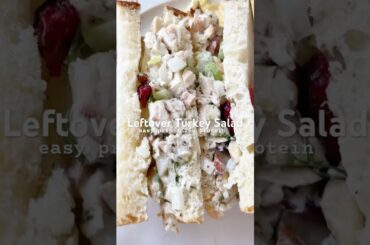 Leftover Turkey Salad | Eating Bird Food #ThanksgivingLeftovers #HealthySalad #ProteinPacked