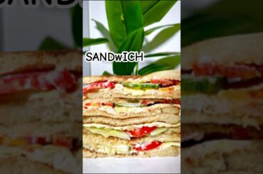 Healthy sandwich recipe for weight loss. #shorts #sandwich I own no rights to the sound used.