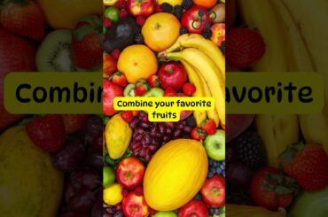 Simple Fruit Salad Recipe | Great for Diet #viralshorts #fruitsalad #healthysnacks