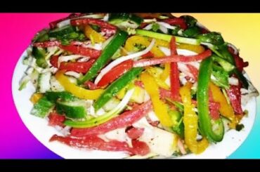 Green Salad/Simple Salad Recipe with Secret Sauce Ingredients/Super Healthy and delicious Salad Reci