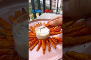 Healthy Carrot Fries | Low Calories | #fitness #health #lowcalorie #recipe #carrot #nutrition