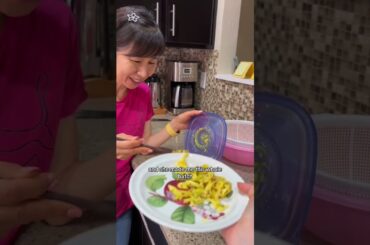 Highly requested recipe to mama’s healthy coleslaw salad! #healthyfood #coleslaw #homemadesalad