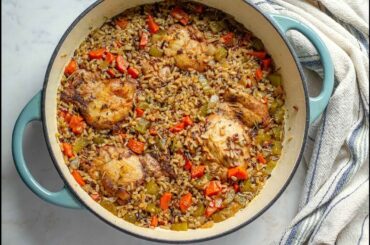 One-Skillet Chicken Thighs with Wild Rice | Easy & Healthy Dinner Recipe | Nena's Wellness Corner