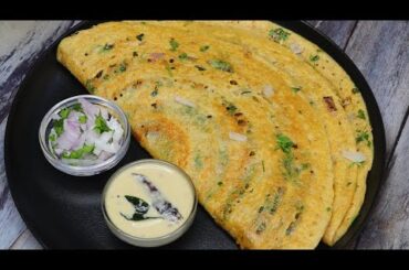 High Protein No Soda No ENO Traditional Breakfast Recipe | 3-4 days Storable Batter Adai Dosa
