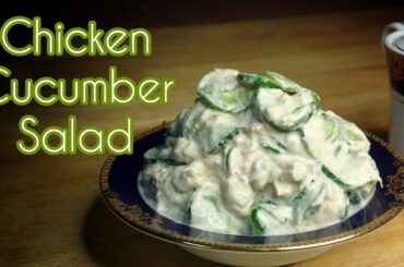 Healthy Chicken Salad recipe in malayalam | Cucumber Chicken Salad | Easy Chicken Salad Recipe |