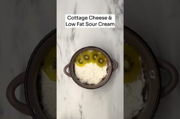 Cottage Cheese & Sour Cream #caloriecounter #healthy #cooking #calories #foodtiktok #caloriecounting