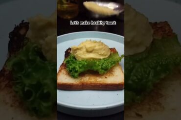 Let's make healthy toast #shorts
