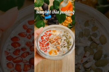 Sitaphal chia pudding#shorts#trending#viral#Healthy#diet