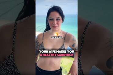 Wifey mes you a healthy sandwich