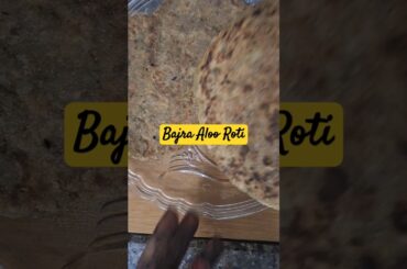 Bajra Aloo Roti Recipe #shorts #shortsfeed #youtubeshorts #trending #viralvideo #recipe #food